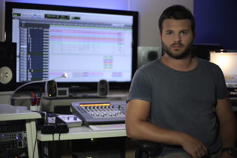 Luca Panebianco al Pink Sound Studio